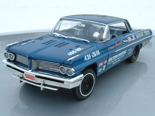 1962 Pontiac Catalina Pro Stock - Arnie Beswick 'Passionate Poncho' (MIC) 1/18