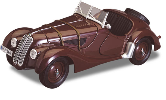 1936 BMW 328 Roadster - Brown (Ricko Ricko) 1/18