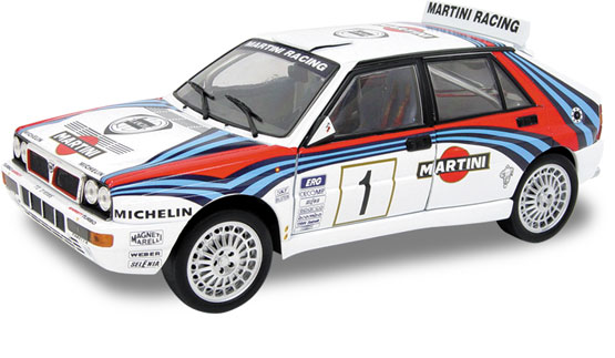 1991 Lancia Delta HF Integrale Evo 2 Rally #1 Martini (Ricko) 1/18
