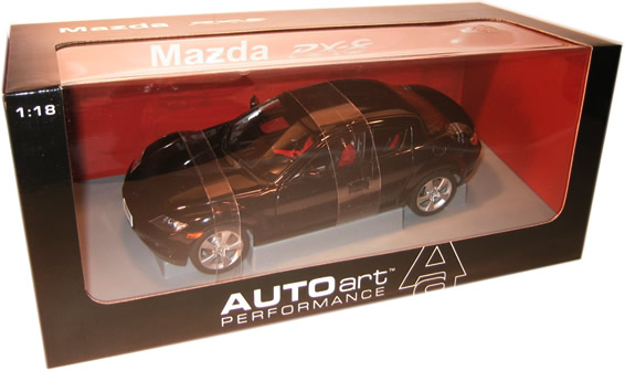 2003 Mazda RX-8 - Brilliant Black LHD (AUTOart) 1/18