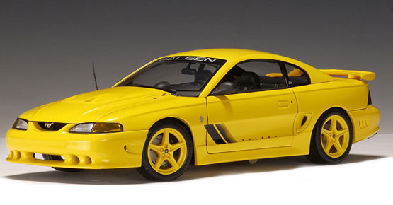 1999 Ford Mustang Saleen S351 Coupe - Yellow (AUTOart) 1/18