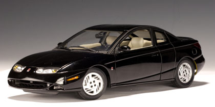 2002 Saturn 3-Door Coupe - Black (AUTOart) 1/18