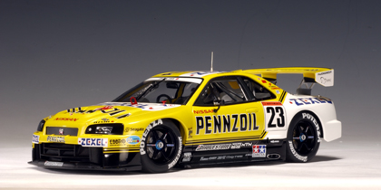 2001 Nissan Skyline GTR R34 JGTC - Team Nismo #23 (AUTOart Motorsport) 1/18