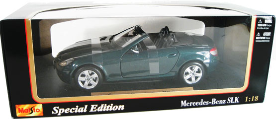 2004 Mercedes Benz SLK Class Convertible - Green (Maisto) 1/18