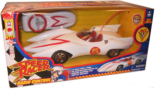 Speedracer Mach 5 Full Function Radio Control R/C  Car (Ertl) 1/18