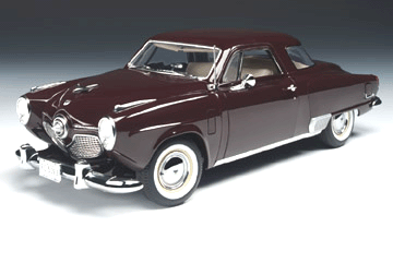 1951 Studebaker V8 Commander - Black Cherry (Highway 61) 1/18