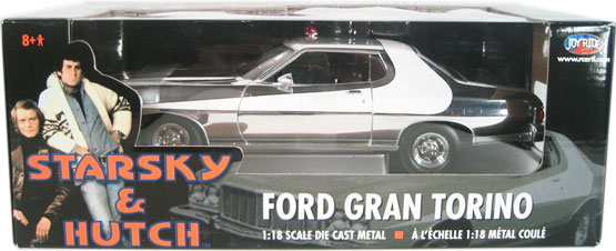 1976 Ford Gran Torino Chrome Chase Car 'Starsky and Hutch' (Ertl) 1/18