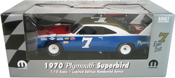 1970 Plymouth Superbird 426 #7 Ramo Stott (MIC) 1/18