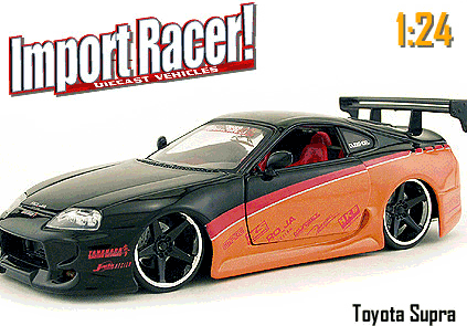 Toyota Supra - Orange (Import Racer) 1/24