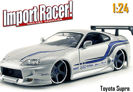 Toyota Supra - Silver (Import Racer) 1/24
