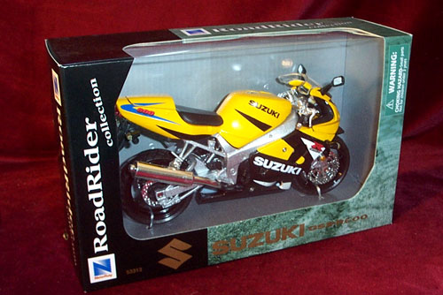 Suzuki GSX-R600 - Yellow (New Ray) 1/12