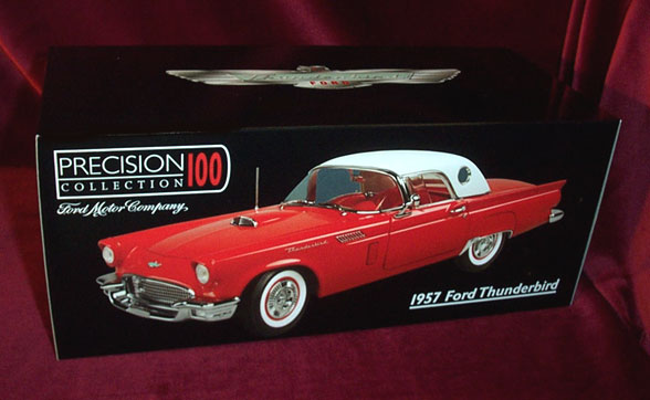 1957 Ford Thunderbird - Red (Ertl Precision 100) 1/18