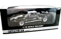 2004 Ford GT - Black w/ White (Beanstalk Group) 1/18