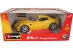 Alfa Romeo 8c Competizione - Yellow (Bburago) 1/18