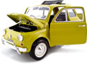 1968 Fiat 500 L w/ Sunroof (Bburago) 1/18