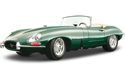 1961 Jaguar E-Type Cabriolet - Green (BBurago) 1/18
