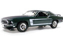 1969 Ford Mustang Boss 302 - Dark Green (Welly) 1/18