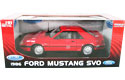 [ 1986 Ford Mustang SVO - Red (Welly) 1/18 ]
