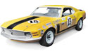 [ 1970 Ford Mustang Boss 302 T/A #15 George Follmer (Welly) 1/18 ]