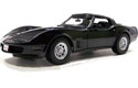 1982 Chevy Corvette Coupe - Black (Welly) 1/18