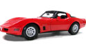 1982 Chevy Corvette Coupe - Red (Welly) 1/18
