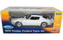1972 Pontiac Firebird Trans Am - White (Welly) 1/18