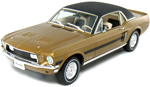 1968 Ford Mustang GT California High-Country Special - Gold Metallic (Greenlight Collectibles) 1/18