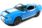 2010 Ford Shelby Mustang GT500 Coupe - Grabber Blue (Greenlight) 1/18