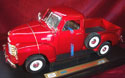 1953 Chevy 3100 Pickup Truck - Red (Welly) 1/18