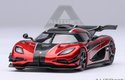 Koenigsegg One : 1 (apple Red/carbon Fiber/silver (AUTOart) 1/18