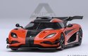 Koenigsegg One : 1 (lava Orange/carbon Fiber/silve (AUTOart) 1/18