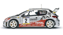 2001 Peugeot 206 WRC #2 - Rally Catalunya (AUTOart) 1/18