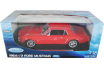 1964-1/2 Ford Mustang Coupe - Red (Welly) 1/18