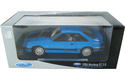 1986 Mustang GT 5.0 - Blue (Welly) 1/18
