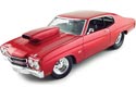 1970 Chevy Chevelle Pro Street - Tangerine Medium Red (Welly) 1/18