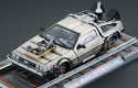 1981 DeLorean Flying Time Machine - 'Back To The Future' Part III Railroad Ver. (Sun Star) 1/18