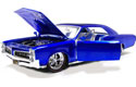 1966 Pontiac GTO - Blue (Hot Wheels) 1/18