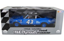 1968 Plymouth Road Runner #43 Richard Petty (Ertl RC2) 1/18