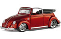 1951 VW Beetle Cabrio - Flake Red (Maisto G-Ridez) 1/18