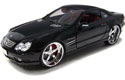 2003 Mercedes-Benz SL 55 AMG - Black (Maisto Playerz) 1/18