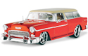 1955 Chevrolet Nomad - Metallic Red (Maisto Pro Rodz) 1/18