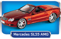 AMG Mercedes-Benz SL55 Convertible - Red (Maisto Playerz) 1/18