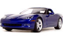 2005 Chevy Corvette C6 Coupe - Metallic Blue (Maisto) 1/18