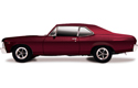 1970 Chevy Nova SS 396 - Black Cherry (Maisto) 1/18