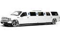 2003 Ford Excursion Limousine - White (Maisto Playerz) 1/24