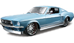 1967 Ford Mustang GTA Fastback - Blue (Maisto Pro-Rodz) 1/18