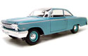 1962 Chevy Bel Air 409 V-8 Bubble Top - Metallic Light Blue (Maisto) 1/18