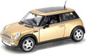 2001 Mini Cooper - Gold w/ Sunroof (Maisto) 1/18