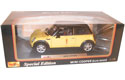 Mini Cooper - Yellow w/ Sunroof (Maisto) 1/18