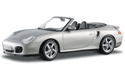 Porsche 911 Turbo Cabriolet - Silver (Maisto) 1/18